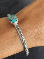 Campitos Turquoise Stamped Cuff #1
