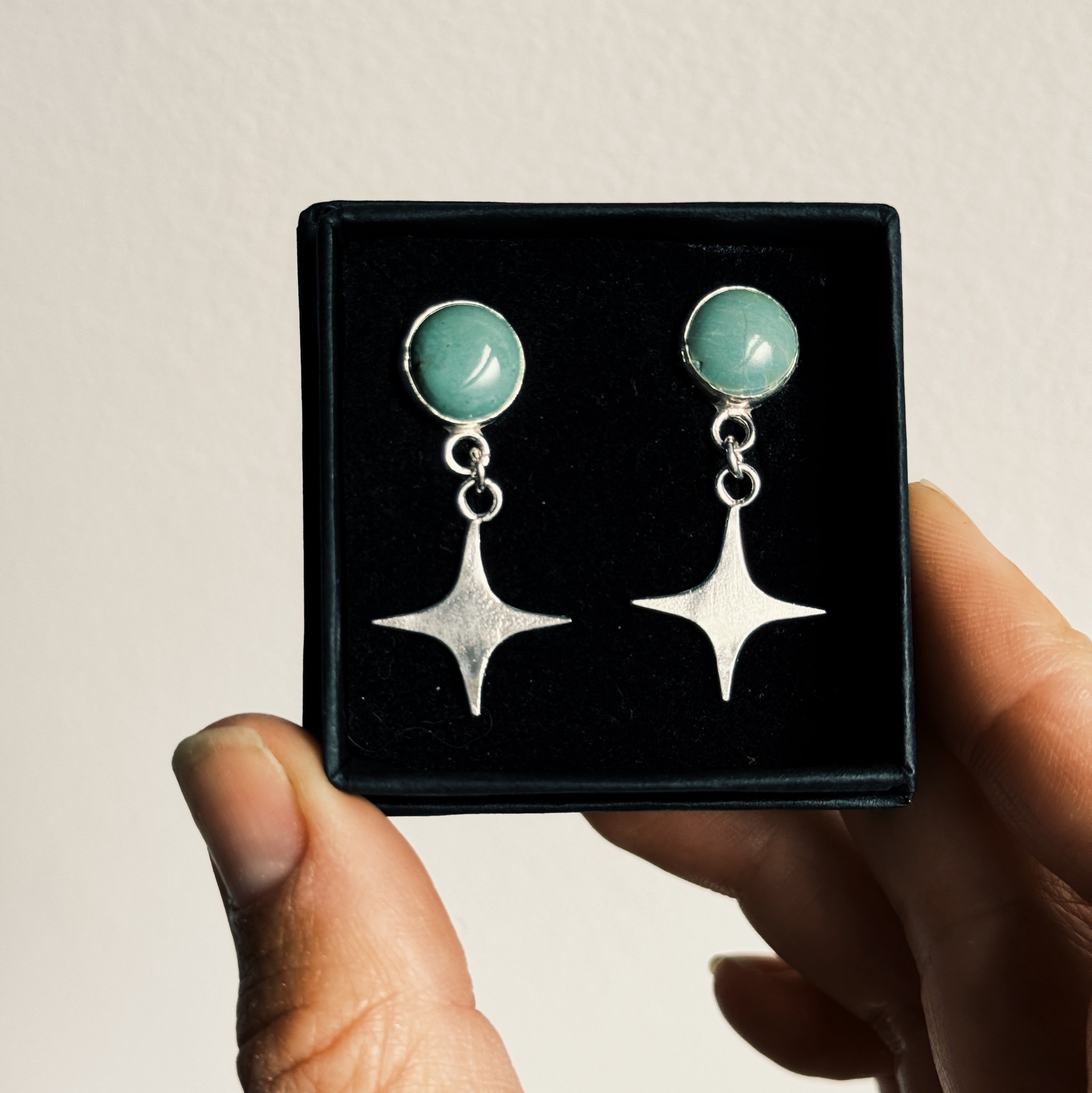 Turquoise ✦ Star Studs #1