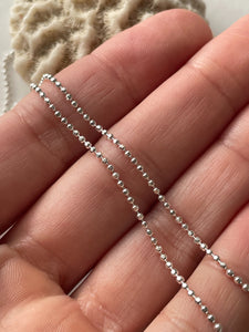 Silver 1.5mm Bead Chain
