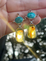 Sun Salutation Dangle and Drop Earrings