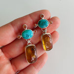 Sun Salutation Dangle and Drop Earrings