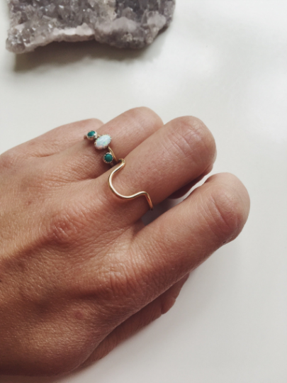 Semicircle Stacking Ring - ready to ship