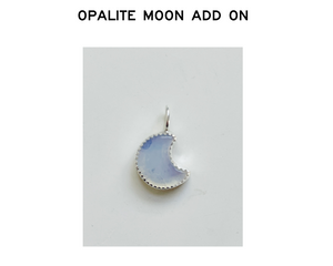Opalite Moon Charm